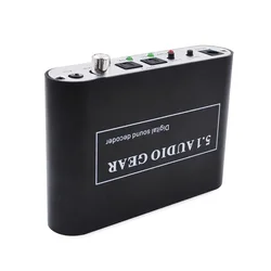 Decodificador de Audio 5.1 DTS/AC3 – Convertidor Óptico a Coaxial AUX