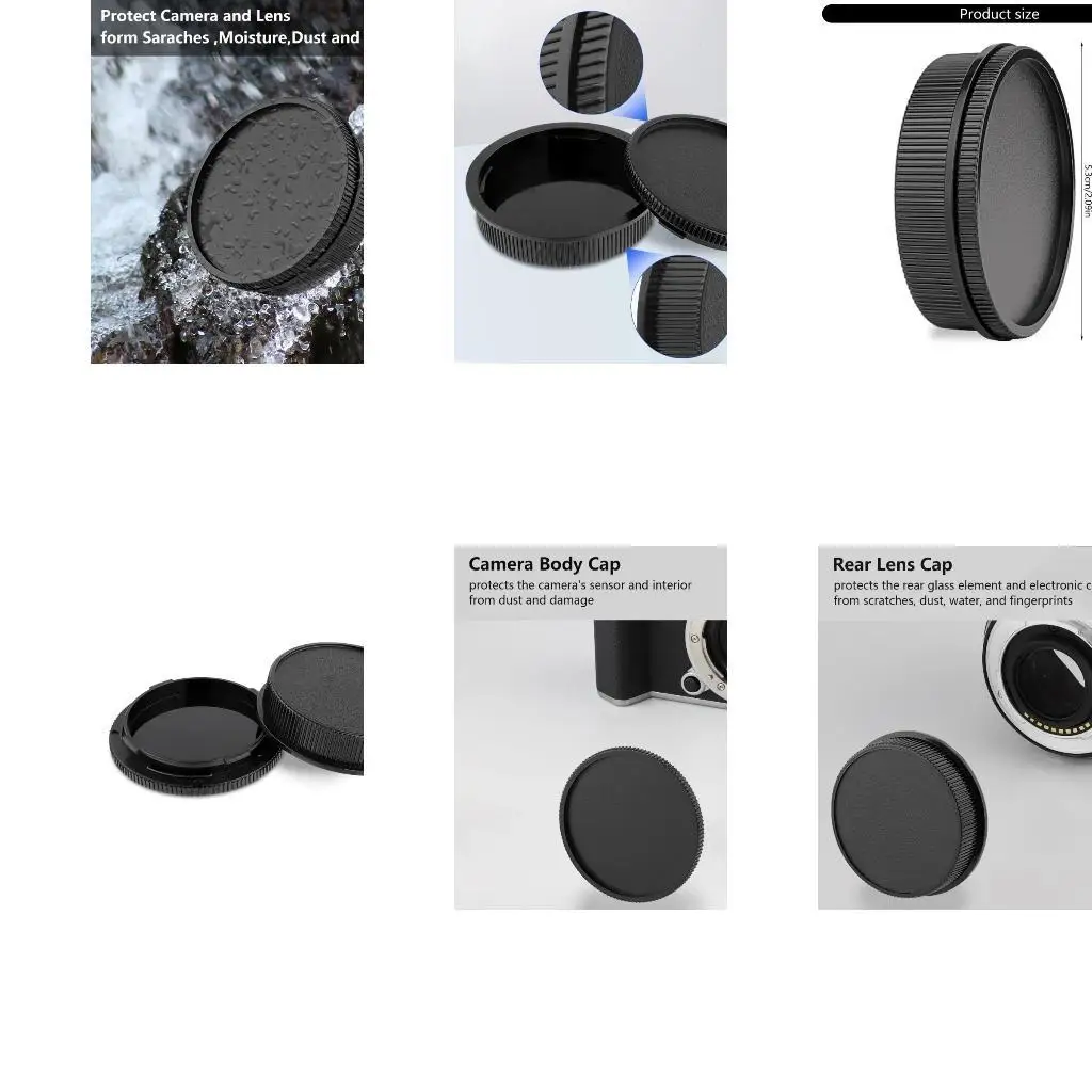 cubierta del cuerpo frontal R53C Capas del protector lente esencial para las cámaras del sistema TL2 T mejora y