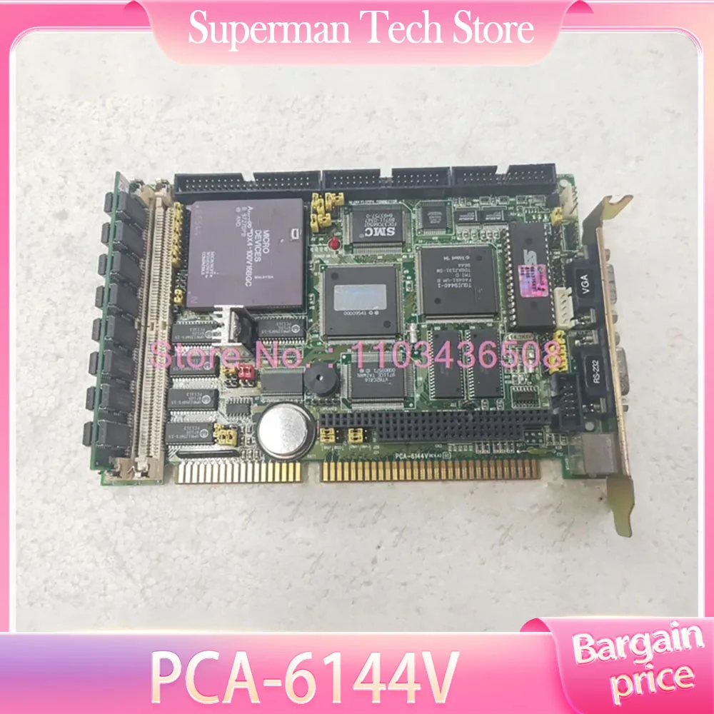 Para placa base de ordenador Industrial Advantech 486 placa de media longitud PCA-6144V REV.A2 - imagen 2