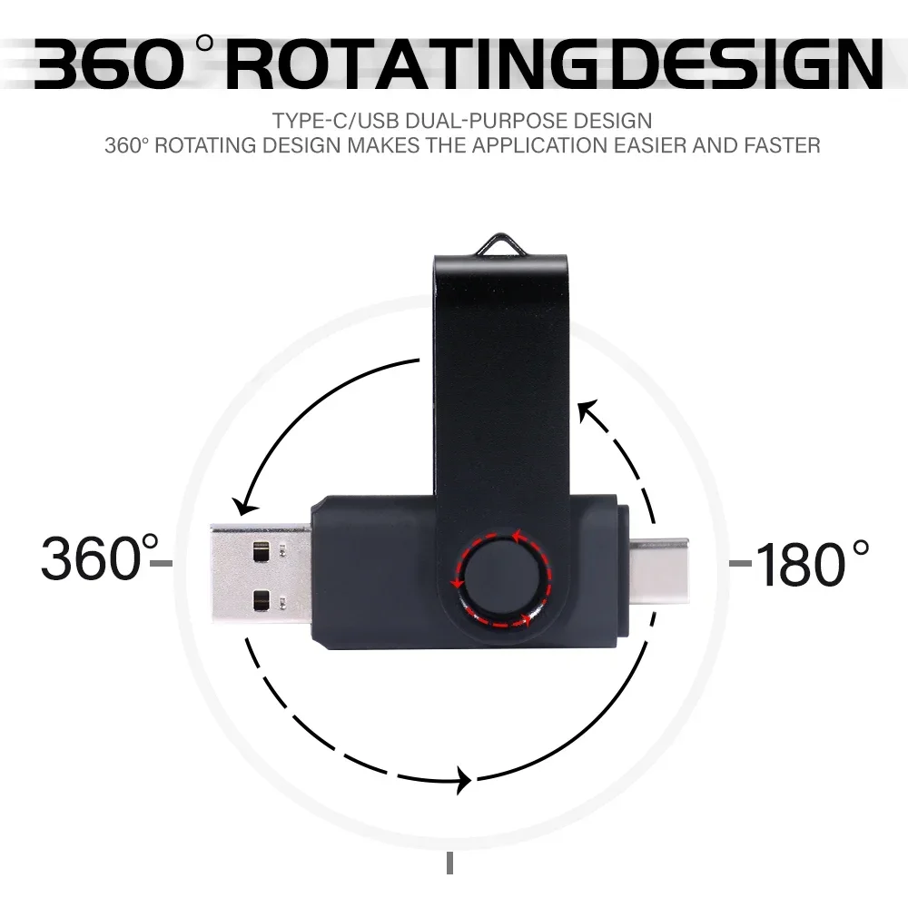 5 UNIDS LOTE USB Flash Drives 128GB Llavero Gratis Pen Drive 64GB TYPE-C Memory Stick 32GB Promocional Verde Azul USB Stick 16GB - imagen 3