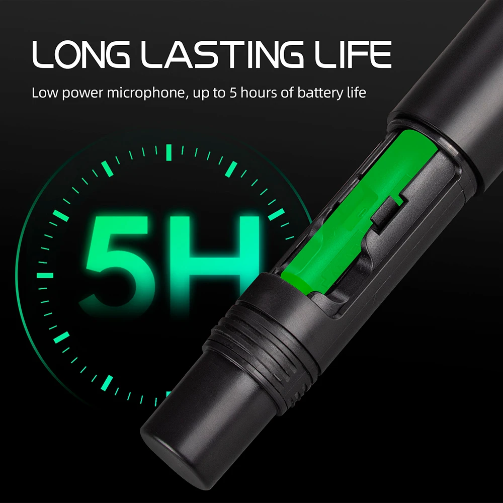 Debra Audio-sistema con micrófono inalámbrico de 4 canales, micrófono de mano con sonido HD, alcance de 80m para Karaoke, discurso de Iglesia, Fiesta al aire libre - imagen 5