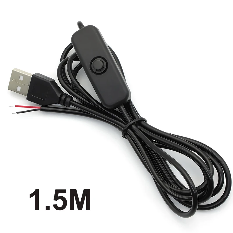 Cable Extensor USB para Tira LED 2 Pines con Interruptor - imagen 3