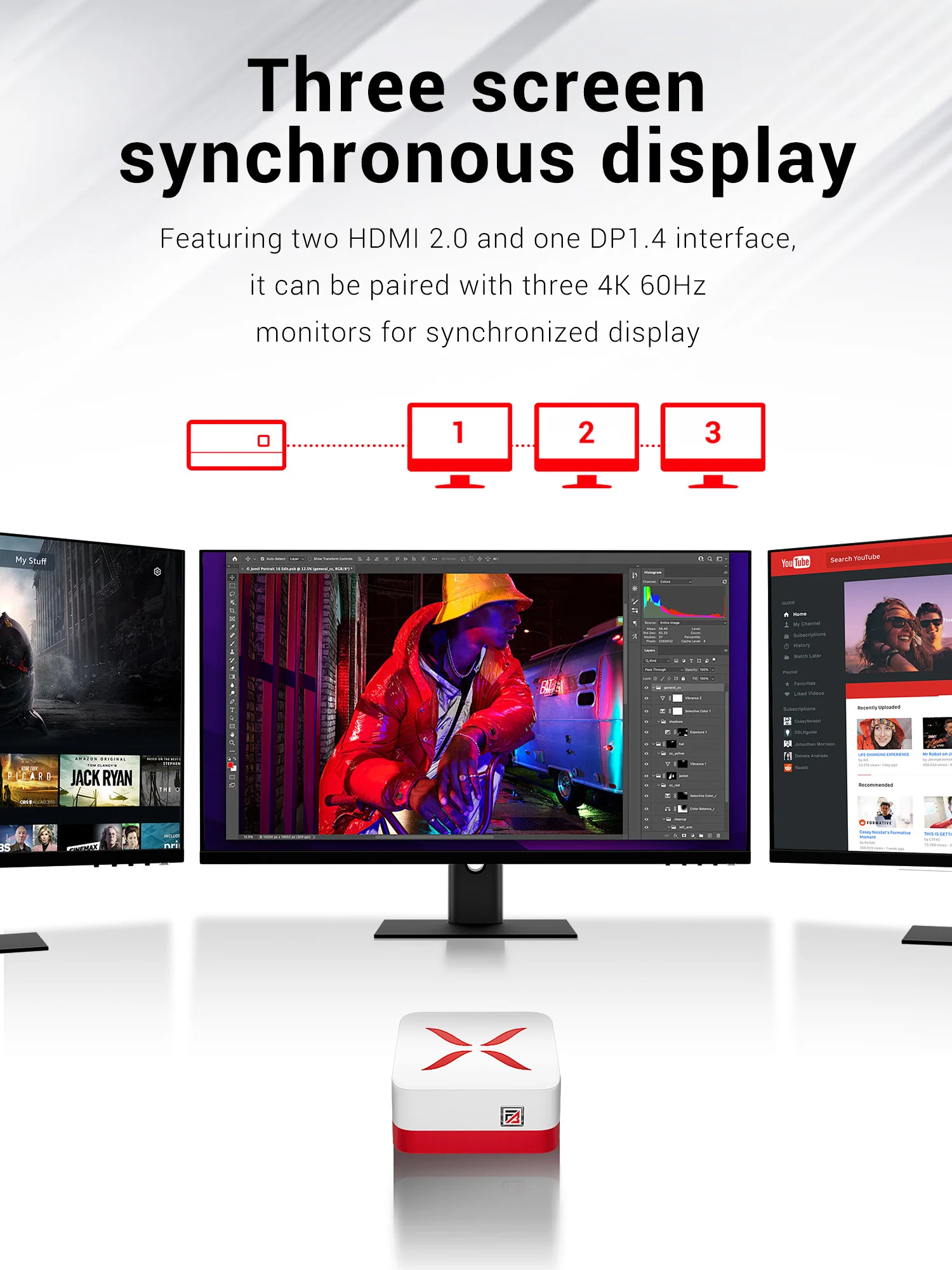 FIREBAT Mini PC T3 Intel N150 CPU Windows 11 Pro DDR5 12GB RAM 512GB SSD ROM Wi-Fi 5 Bluetooth 4,2 HDMI DP USB computadora de escritorio - imagen 5