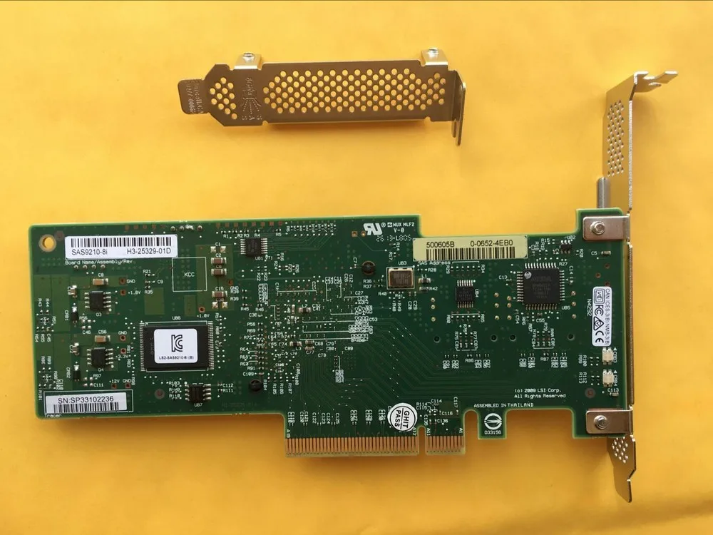 Tarjeta controladora LSI SAS 9210-8i 8 puertos 6 Gb/s PCIe HBA RAID SATA - imagen 3