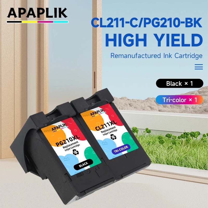 Cartucho de tinta recargable PG-210 CL-211 para Canon PG210 pg 210 211 Pixma IP2700 IP2702 MP240 MP250 MP260 MP270