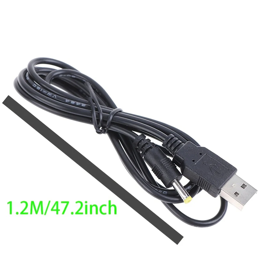 1pc 1,2 m 5V USB A a DC Cable de carga de alimentación 4mm x 1,74mm Cable de carga para PSP 1000/2000/3000 - imagen 5
