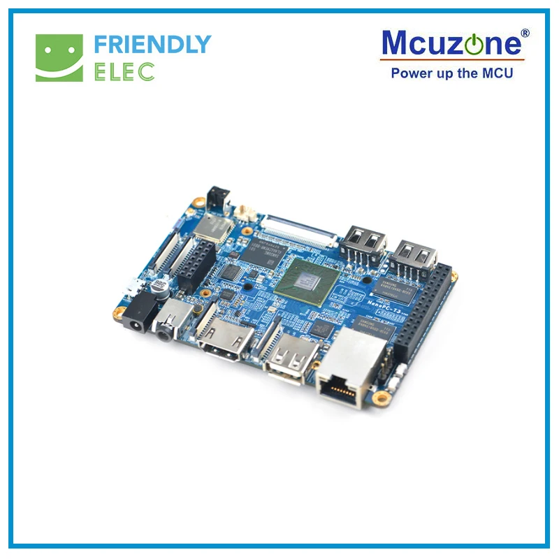 NanoPC T3 Plus,Placa RealQvol FriendlyELEC octa-core S5P6818, puerto Gigabit Ethernet, 16GB eMMC, WiFi Bluetooth, HDMI, Android - imagen 2