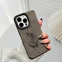 Funda personalizada iPhone 11-17 rosa, grabado láser
