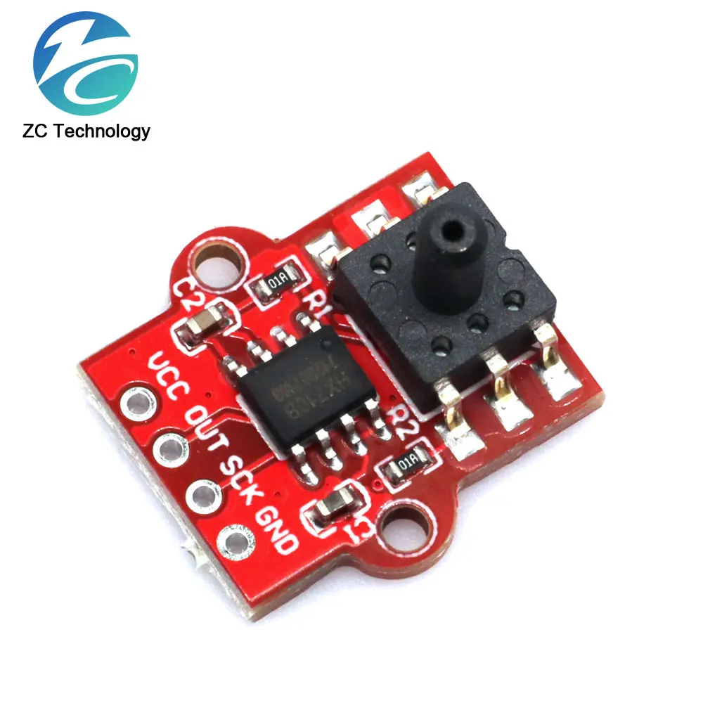Módulo de Sensor de presión para Arduino, placa controladora de nivel de agua líquida Digital, tubo suave, conexión de 3,3mm, DC 2,5 V, 5V, 0-40KPa - imagen 4