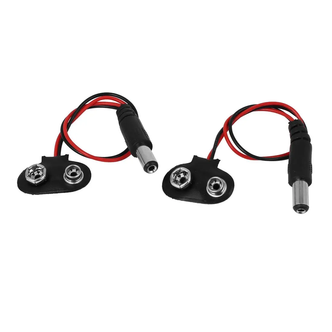 10 Uds. Conector de batería de 9V tipo T tipo I conector de hebilla de 9 voltios carcasa de plástico duro Cable de alimentación de batería cables Clip de enchufe - imagen 5