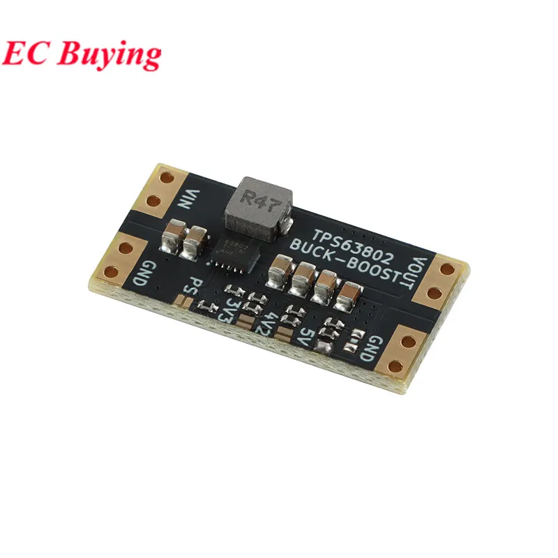 10 uds/1 unidad XL63802 3,3 V 5V batería de litio USB regulador de voltaje automático reductor módulo de potencia Boost Buck Board TPS63802 - imagen 5