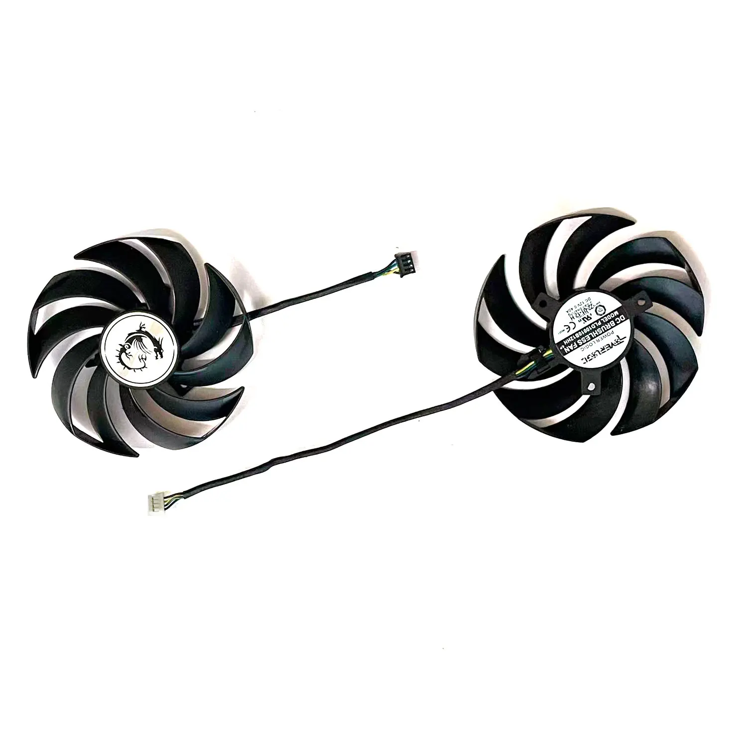 Nuevo ventilador GPU 95MM 4PIN PLD10010S12HH RTX3060 Ti para MSI Radeon RX 6700 XT Gaming X GeForce RTX 3060 ventilador enfriador de tarjeta gráfica - imagen 5