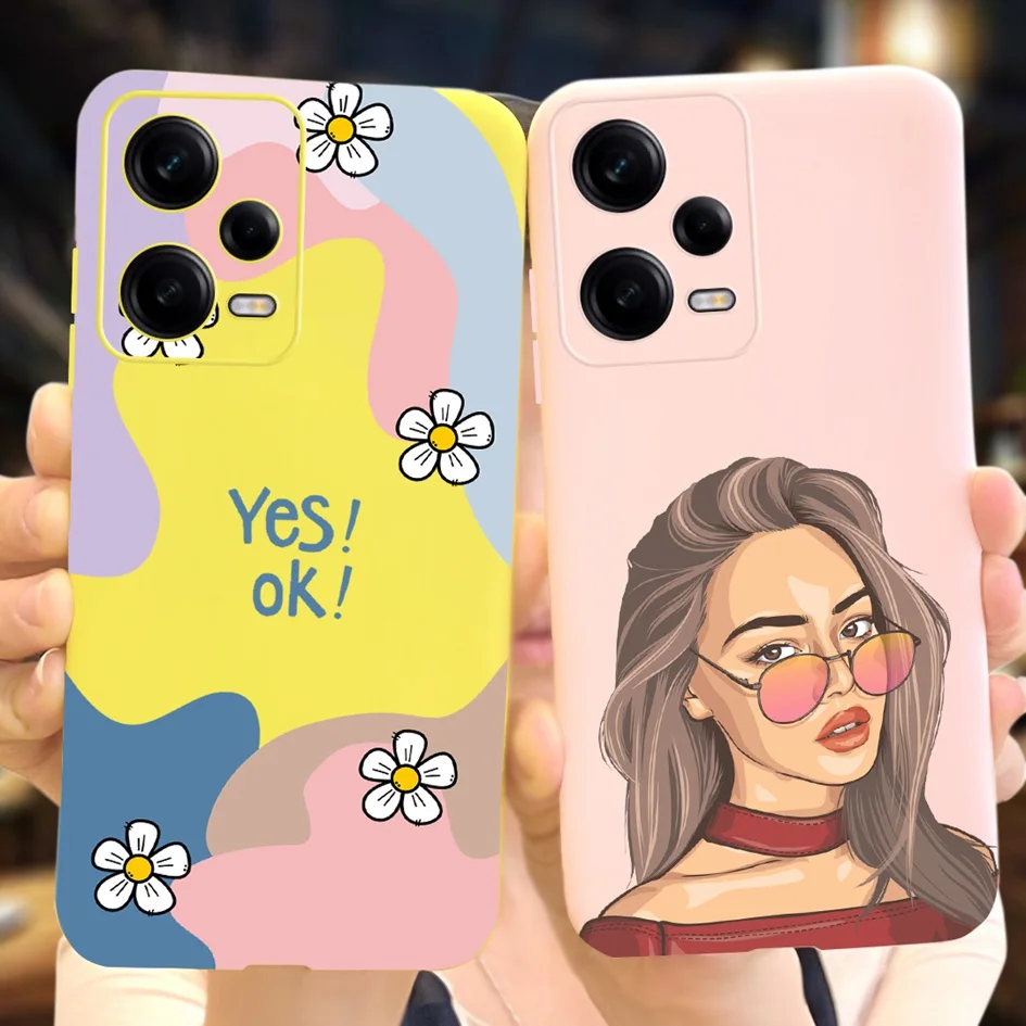 Funda para Xiaomi Redmi Note 12 Pro Plus 2022, carcasa fina con margaritas de girasol para Xiaomi Redmi Note 12 Pro 5G Coque - imagen 3