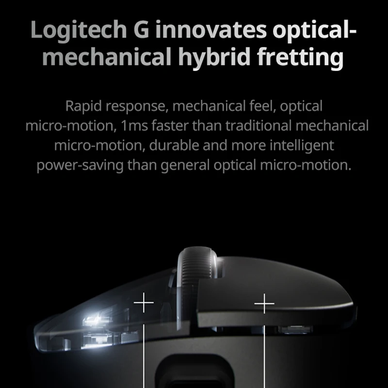 Ratón inalámbrico para juegos Logitech G PRO X SUPERLIGHT 2 DEX, grado profesional de 60 g con 5 botones programables, sensor DPI de 44 k, 8 kHz - imagen 3