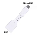 Micro USB White
