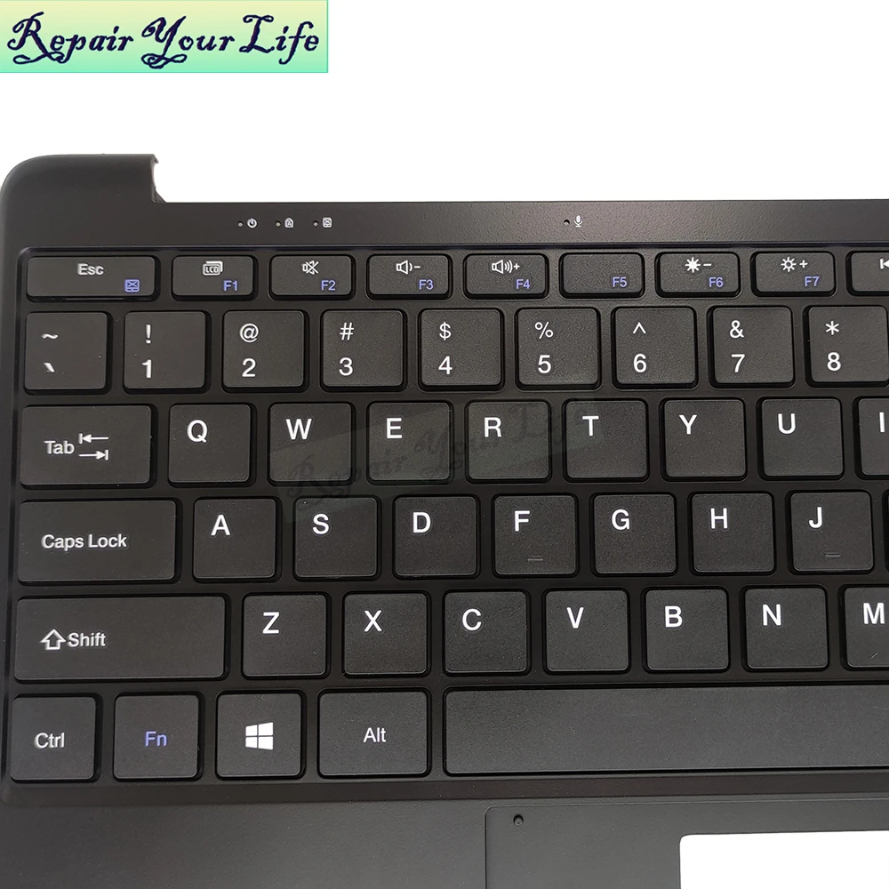 Reposamanos con teclado inglés de EE. UU. Para Teclast F7 Plus II Plus 2, funda superior para Notebook, parte C, XK-HS122, MB3181005, V6381F, X318F - imagen 3
