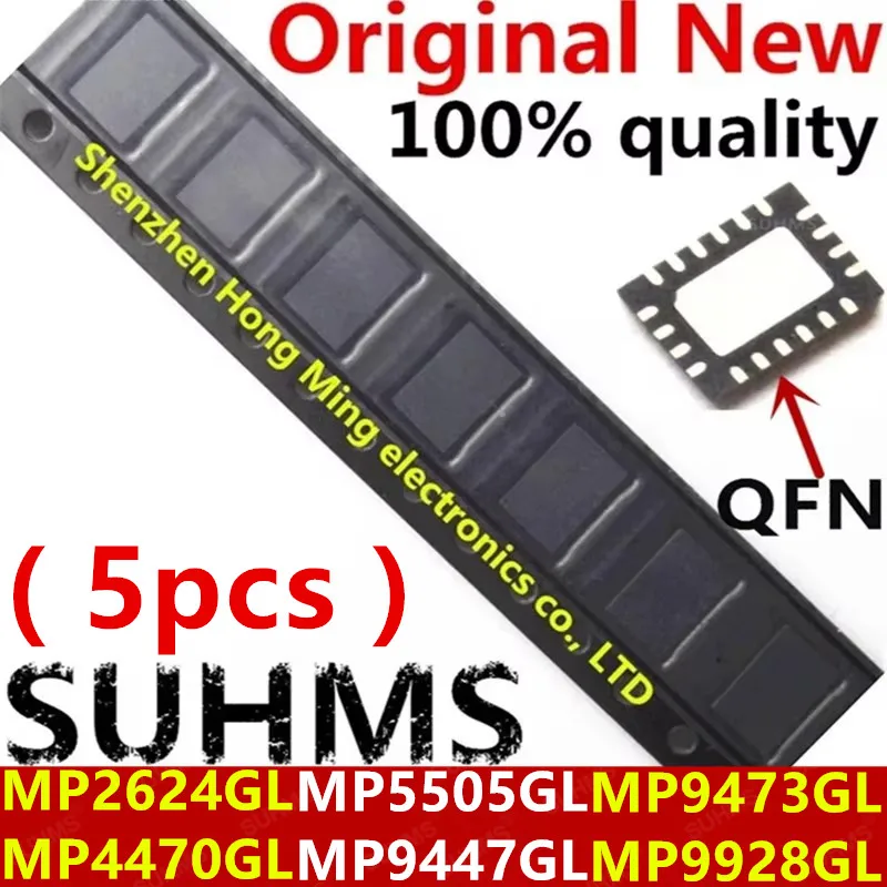 (5 piezas) 100% nuevo MP2624GL MP4470GL MP5505GL MP9447GL MP9473GL MP9928GL MP 2624 4470 5505 9447 9473 9928 QFN Chipset