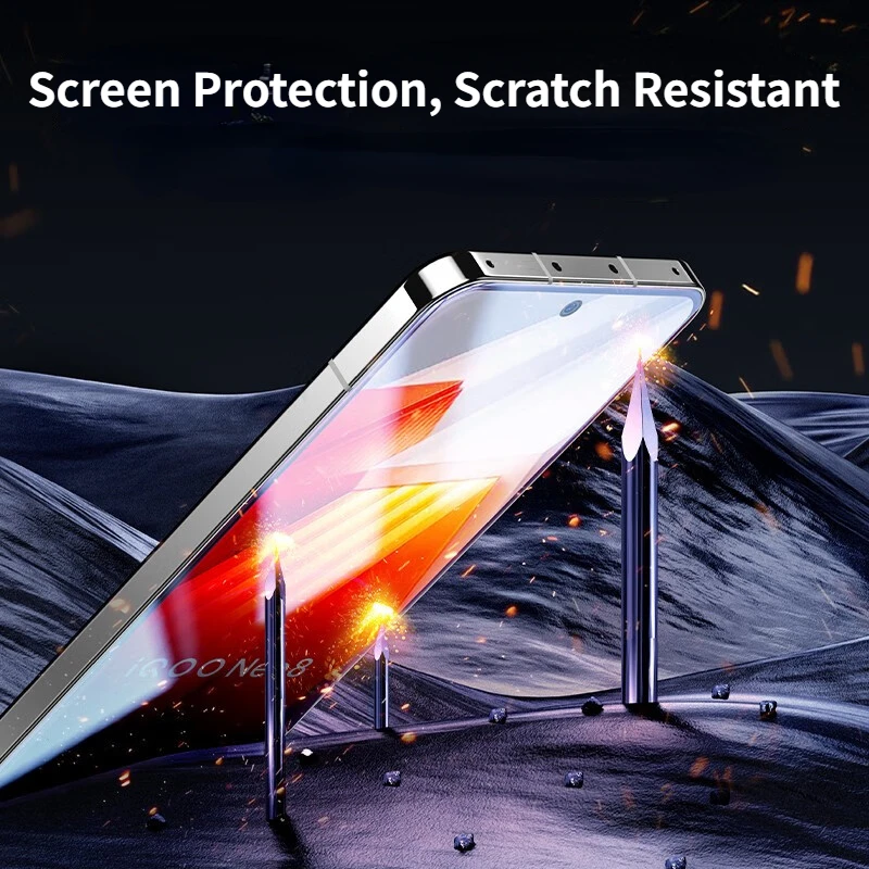 SmartDevil Protector de pantalla para VIVO iQOO 15 13 12 11S 11 Neo8 Pro IQOO Neo8 HD película de vidrio templado transparente antihuellas - imagen 3