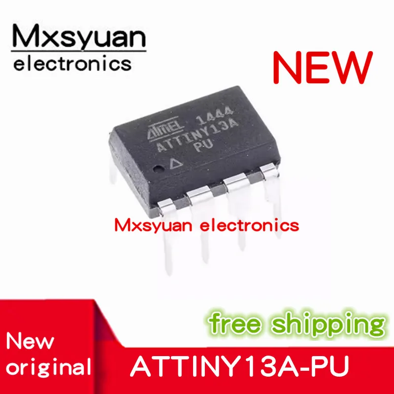 10 unids/lote ATTINY13A-PU ATTINY13A DIP8 Mxsyuan 100% nuevo original
