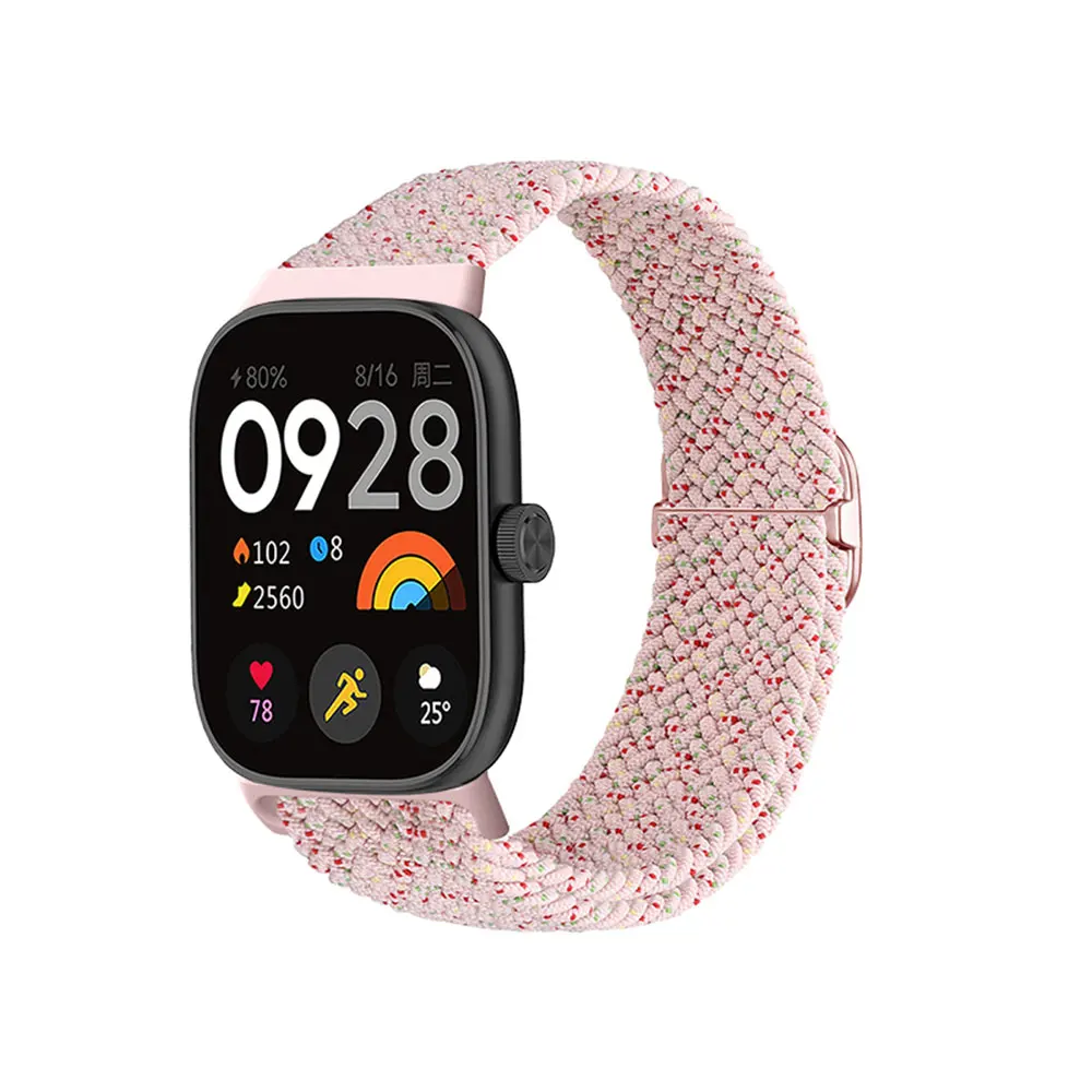 Correa deportiva de nailon trenzado para Xiaomi Redmi Watch 5 4, Correa de repuesto para muñeca, pulsera para Xiaomi Miband 8 pro - imagen 4