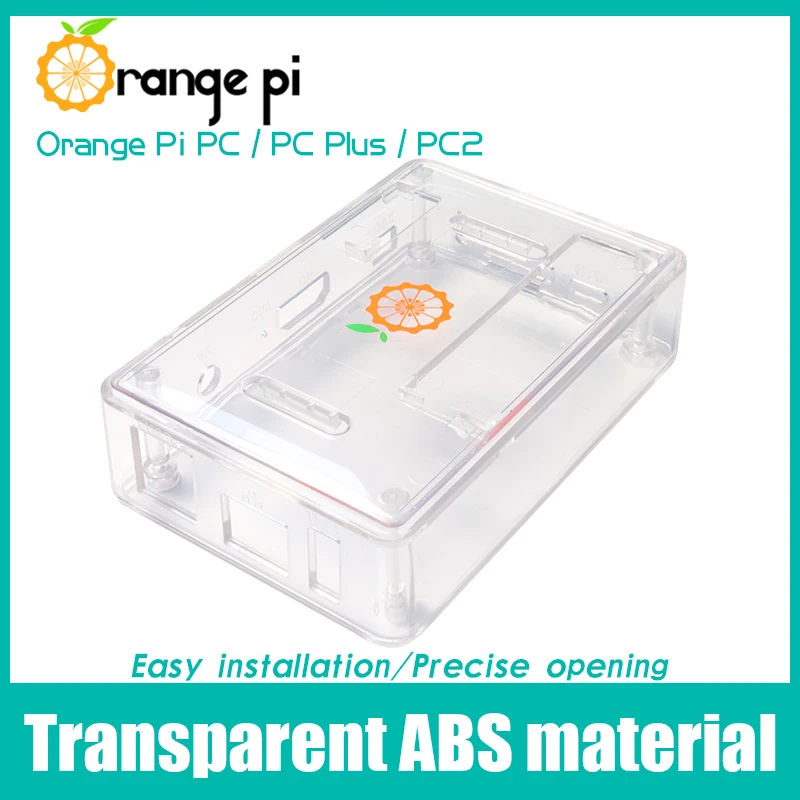 Funda Orange Pi ABS Transparente Blanco para Orange Pi PC, PC Plus y PC2