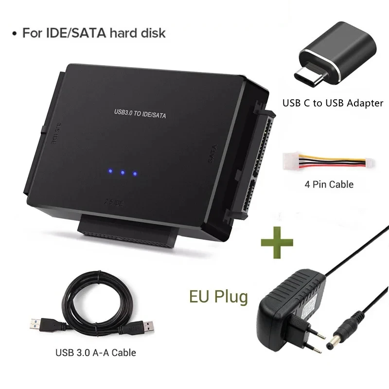 EU Adapter With OTG