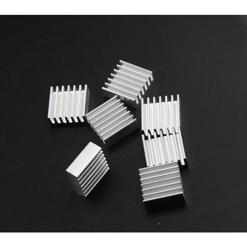 Disipador de calor de aluminio extruido, 50 Uds., 14x14x6mm, para Chip VGA RAM LED IC, refrigeración de radiador electrónico - imagen 2