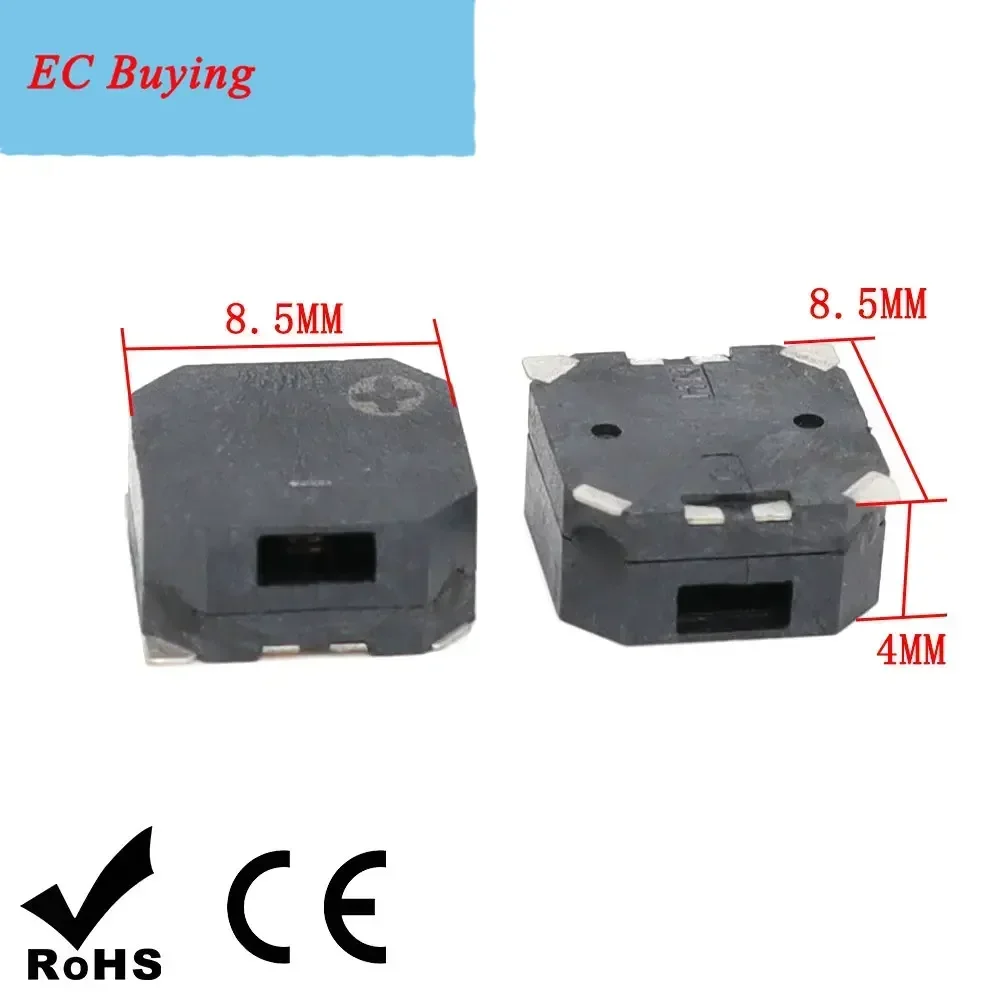 10 uds/1 ud SMD 8540 zumbador componente acústico 8,5*8,5*4MM SMD 2700Hz zumbador pasivo electromagnético SMD-8540 - imagen 2