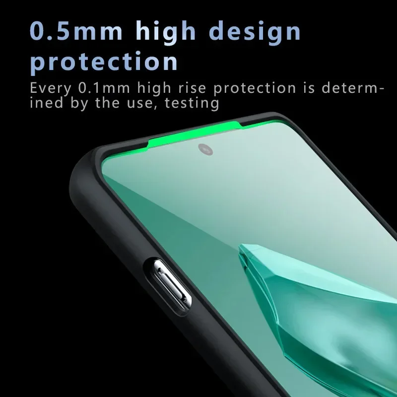 Para OnePlus 12 funda mate ELVEV sensación de piel PC dura transparente + carcasa trasera protectora de TPU - imagen 2