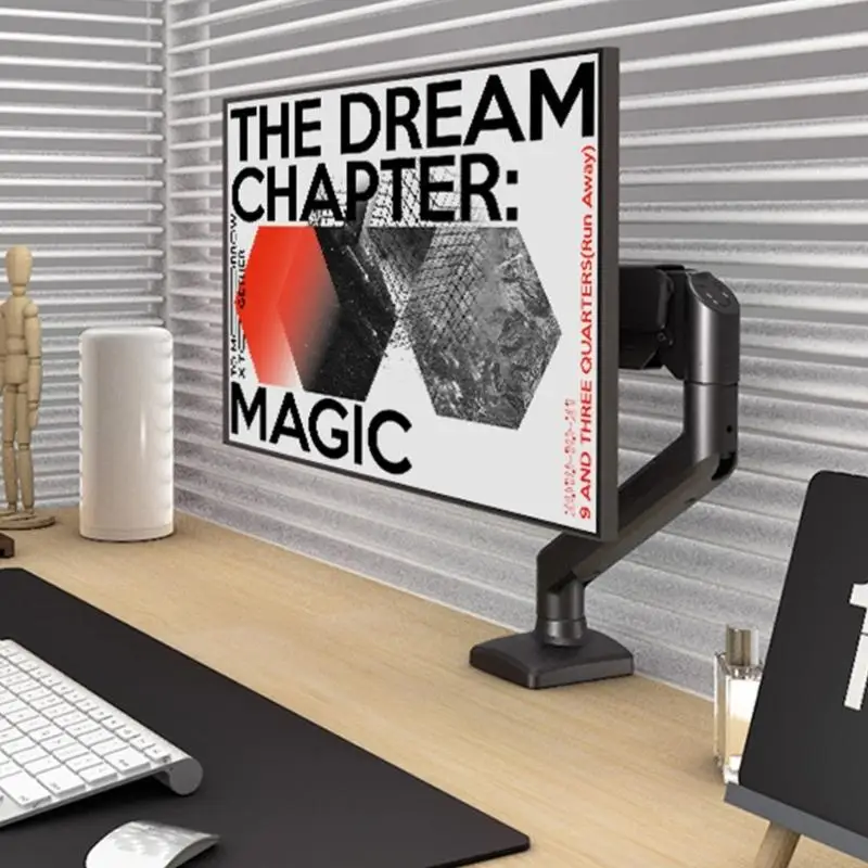 Montaje del escritorio del brazo monitor único D5BB para altura abrazadera del brazo del monitor pantalla - imagen 5