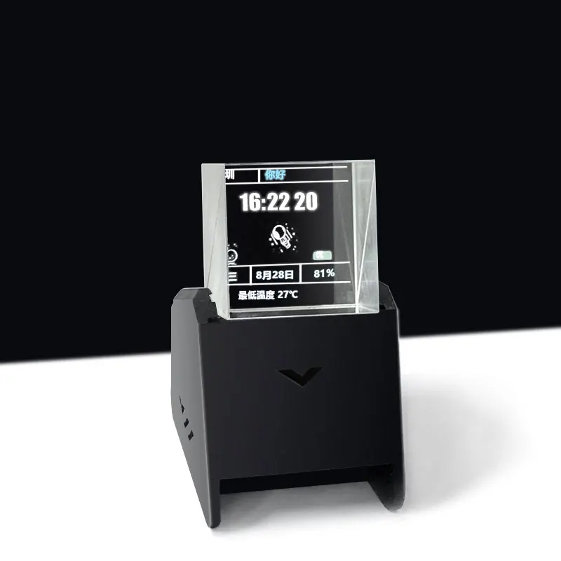 ESP32 S3 LCD pantalla holográfica de 1,3 pulgadas 1,3 pulgadas 3D prisma refractivo transparente Mini TV para Arduino - imagen 2