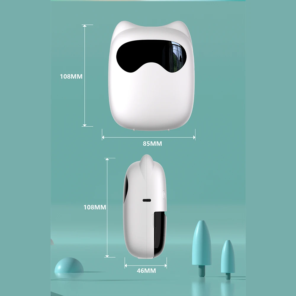 Mini impresora térmica portátil, inalámbrica por Bluetooth, etiqueta fotográfica, nota, impresión incorrecta sin tinta, impresora de bolsillo portátil - imagen 4