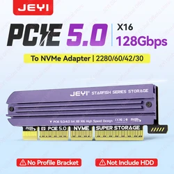 JEYI Adaptador M.2 NVMe a PCIe con Disipador de Aluminio