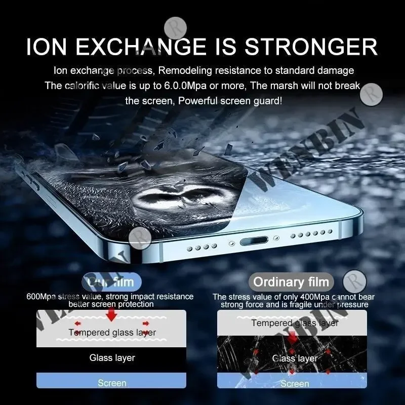 Vidrio templado para teléfono Asus ROG, Protector de pantalla para Asus ROG 8 7 6 D Pro, Zenfone 10 9 8 7 6, vidrio Protector completo, 3 unidades - imagen 5