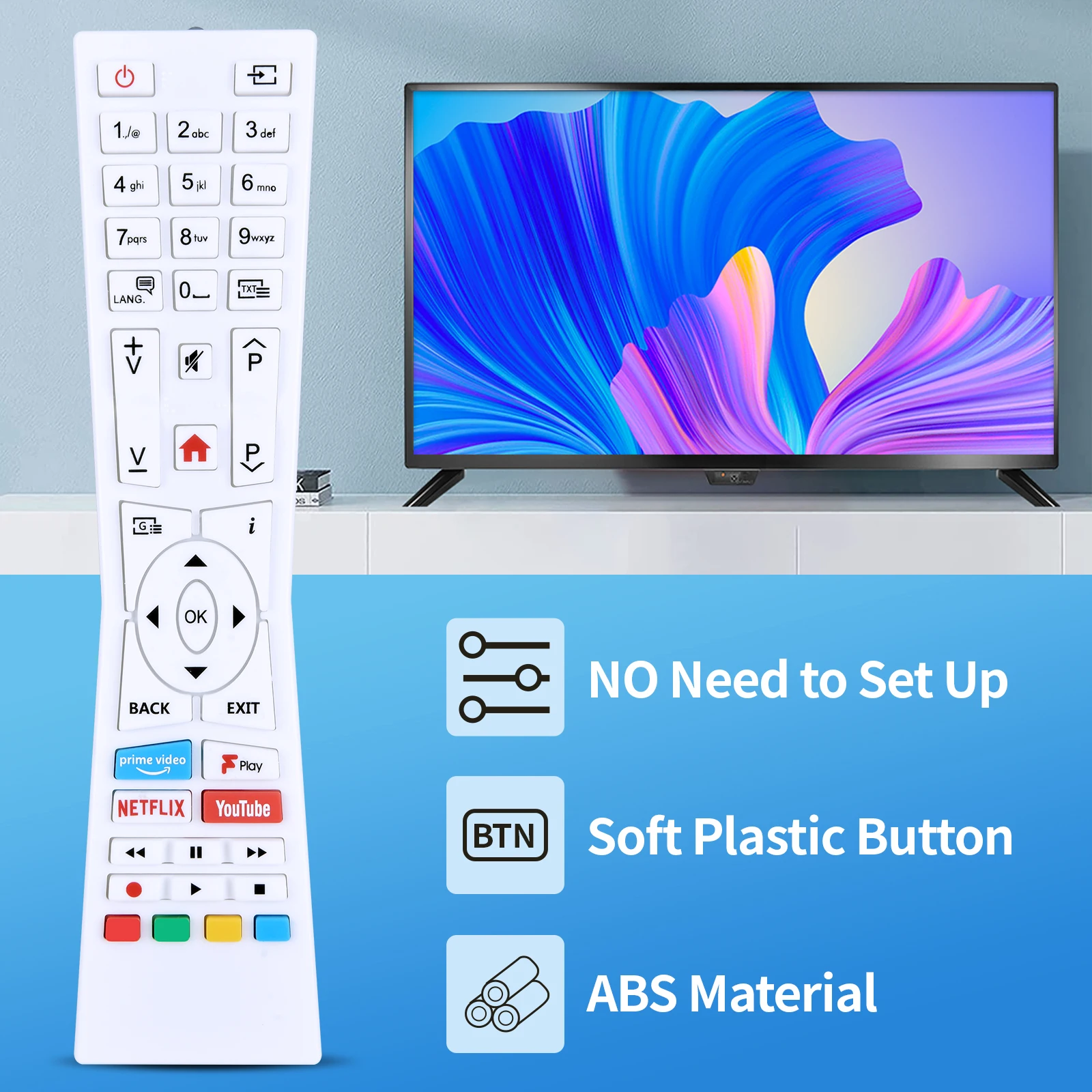 RM-C3339 30102236   RC43101P ​ Control remoto para JVC LT-32C795 LT-49C898 LT-55C870 - imagen 3