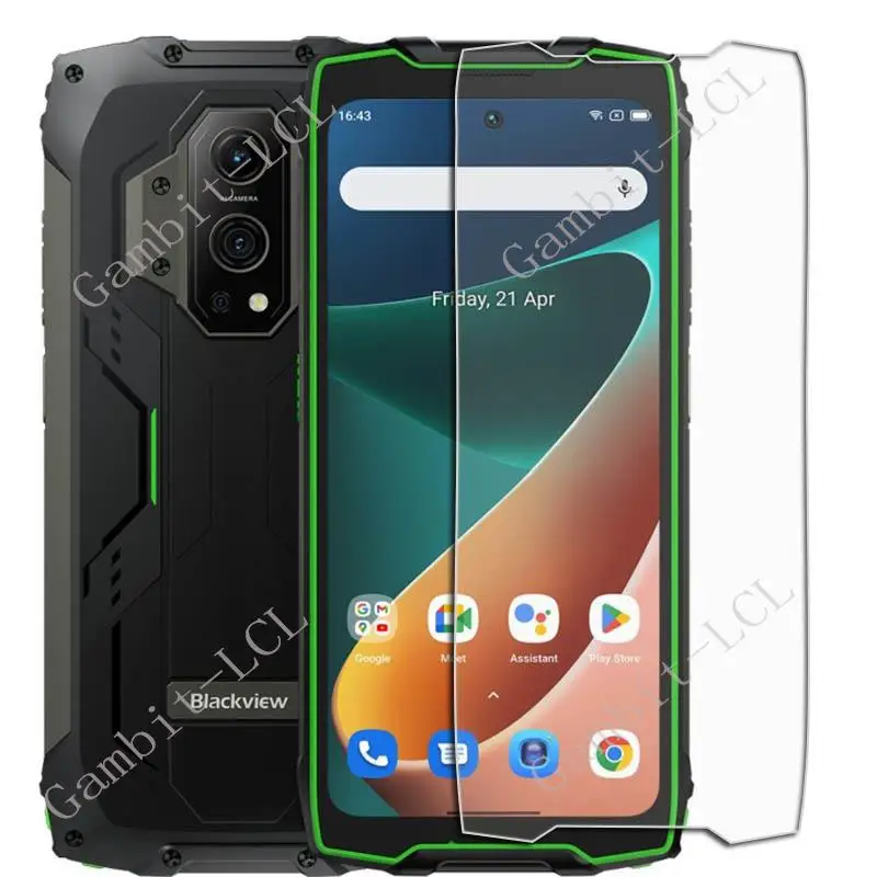2 uds para Blackview A52 Pro A53 A96 BV4800 BV5300 Plus BV6200 BV8900 BV9300 N6000 Oscal C30 protección de pantalla película de vidrio templado - imagen 3