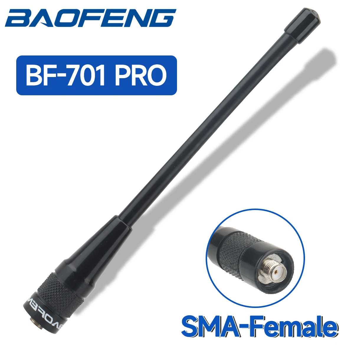 Baofeng BF-701 PRO antena de doble banda SMA hembra VHF UHF de alta ganancia para Baofeng UV-5R MINI UV-21 PRO 5RH UV-32 Quansheng UV-K6