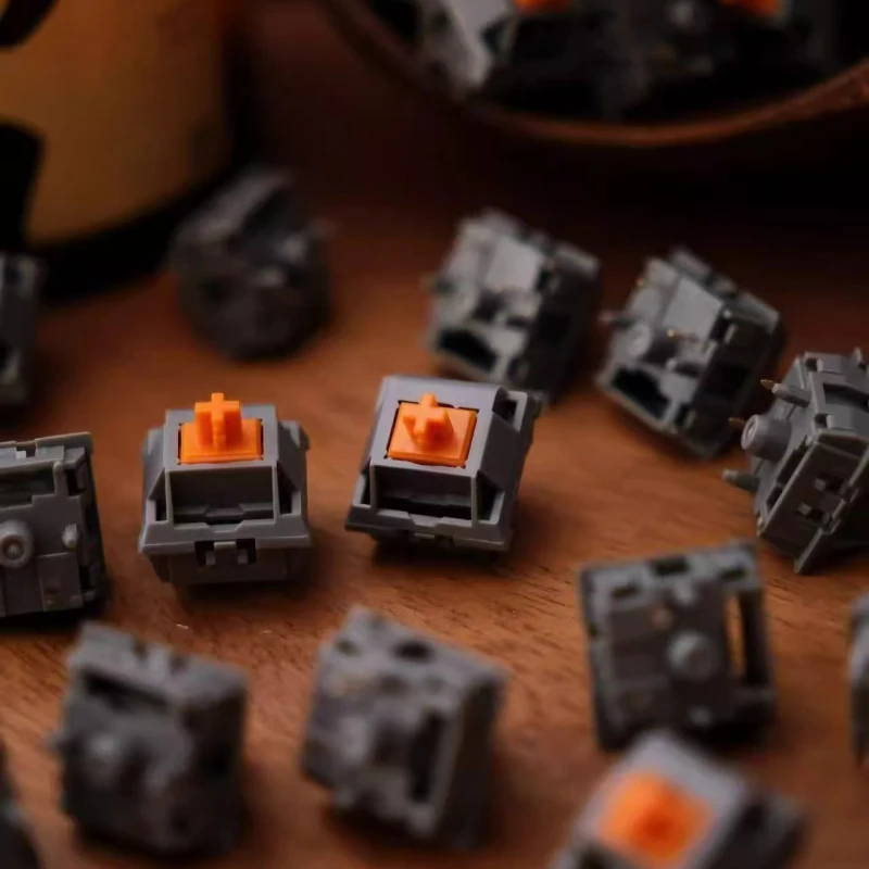 Interruptor Ashes V2, eje transversal, 42g/52g, interruptor lineal de presión de fondo, interruptor de teclado mecánico lubricado de fábrica personalizado - imagen 2