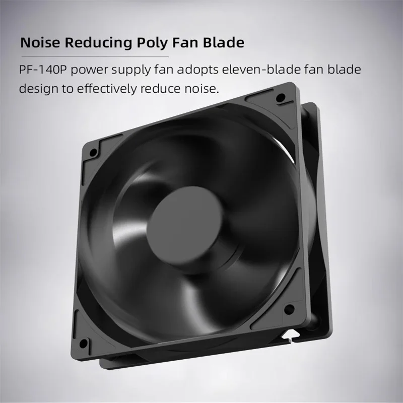 TEUCER PSU ventilador de refrigeración 120x120x25mm 12v 2pin ventilador de refrigeración de alta velocidad para fuente de alimentación del chasis - imagen 2