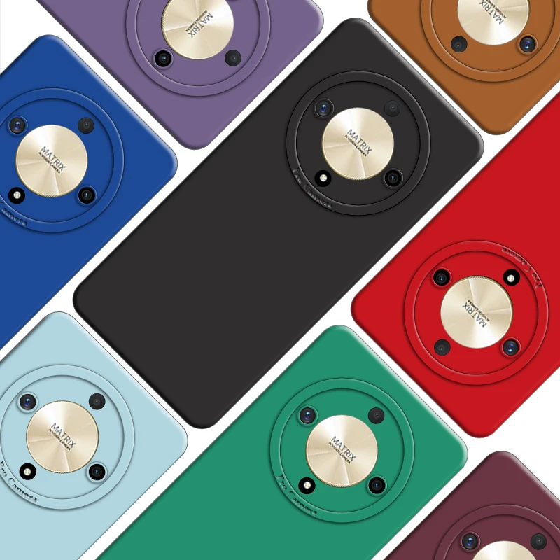 Para Honor Magic6 Lite funda para Magic6 Lite 5G funda de 6,78 pulgadas nuevo silicona líquida a prueba de golpes cubierta completa protección de cámara parachoques