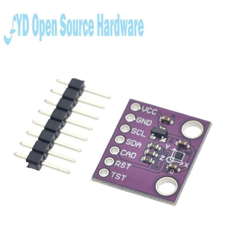 Módulo AK09911C Sensor de pasillo geomagnético Módulo de magnetómetro de brújula de 3 ejes