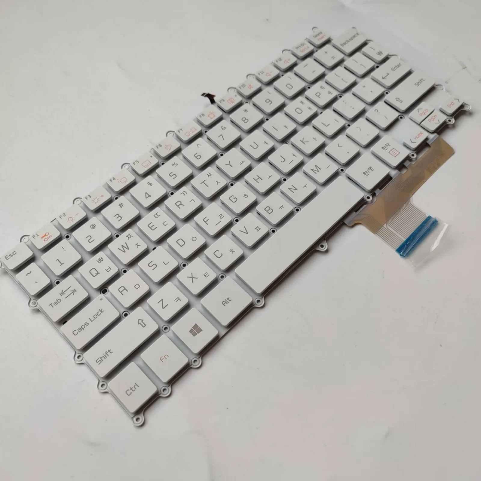 Diseño KR para LG gram 13Z980/13Z990/14Z980/14Z990/14Z90N/14Z90NB/14T90N/14Z95N/14Z980C/14Z980B teclado retroiluminado blanco para ordenador portátil - imagen 5