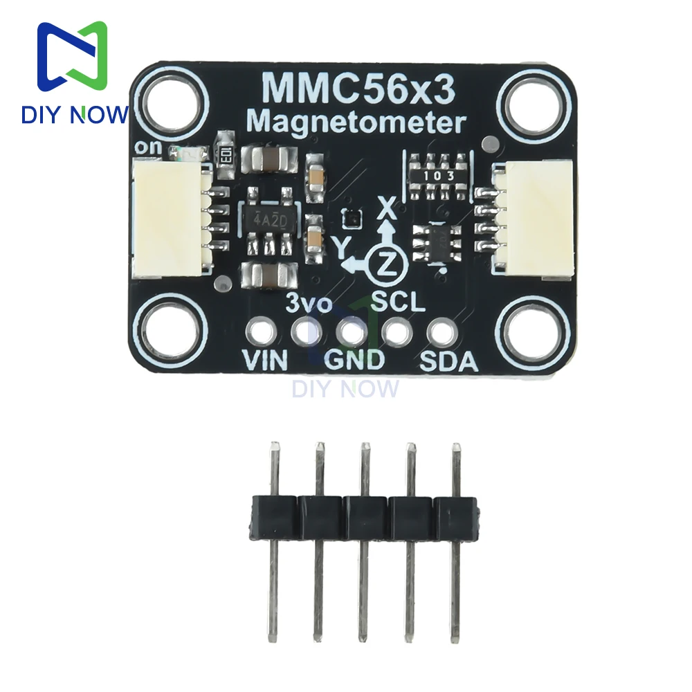 Módulo MMC5603, módulo magnetómetro de tres ejes de alta precisión, Compatible con interfaz STEMMA QT/Qwiic, desmagnetización automática - imagen 3
