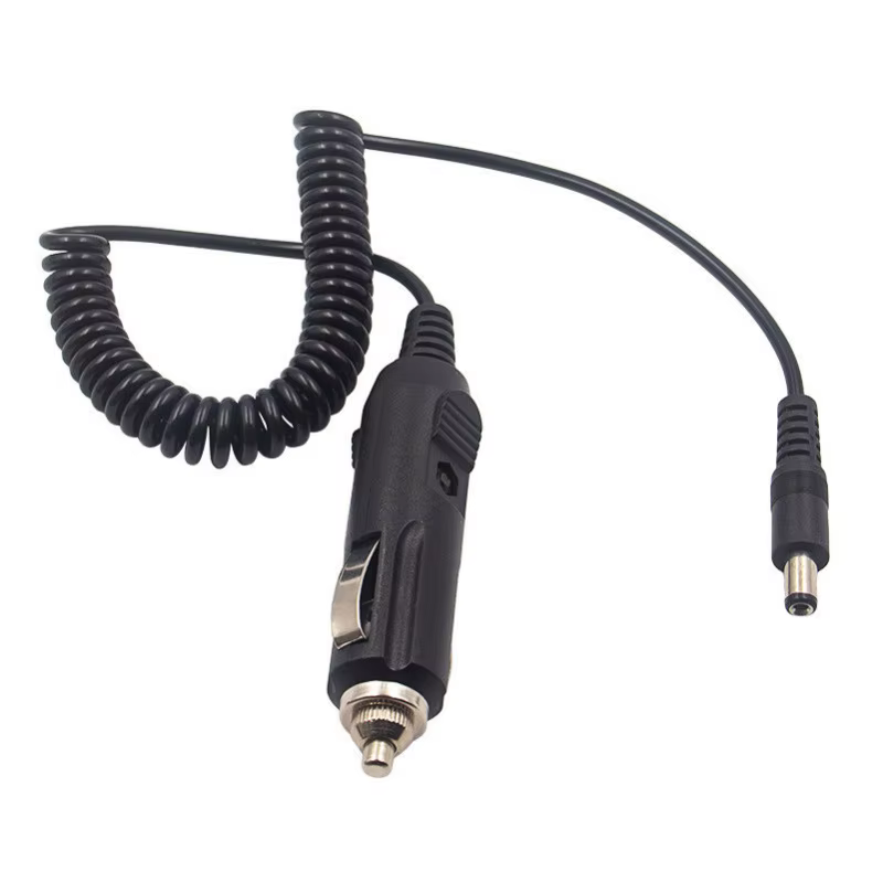 Cargador de coche CC de 5,5x2,1mm, encendedor de cigarrillos, adaptador de corriente de 12V y 24V, Cable de extensión de 1,5 m para cojín de masaje de automóvil