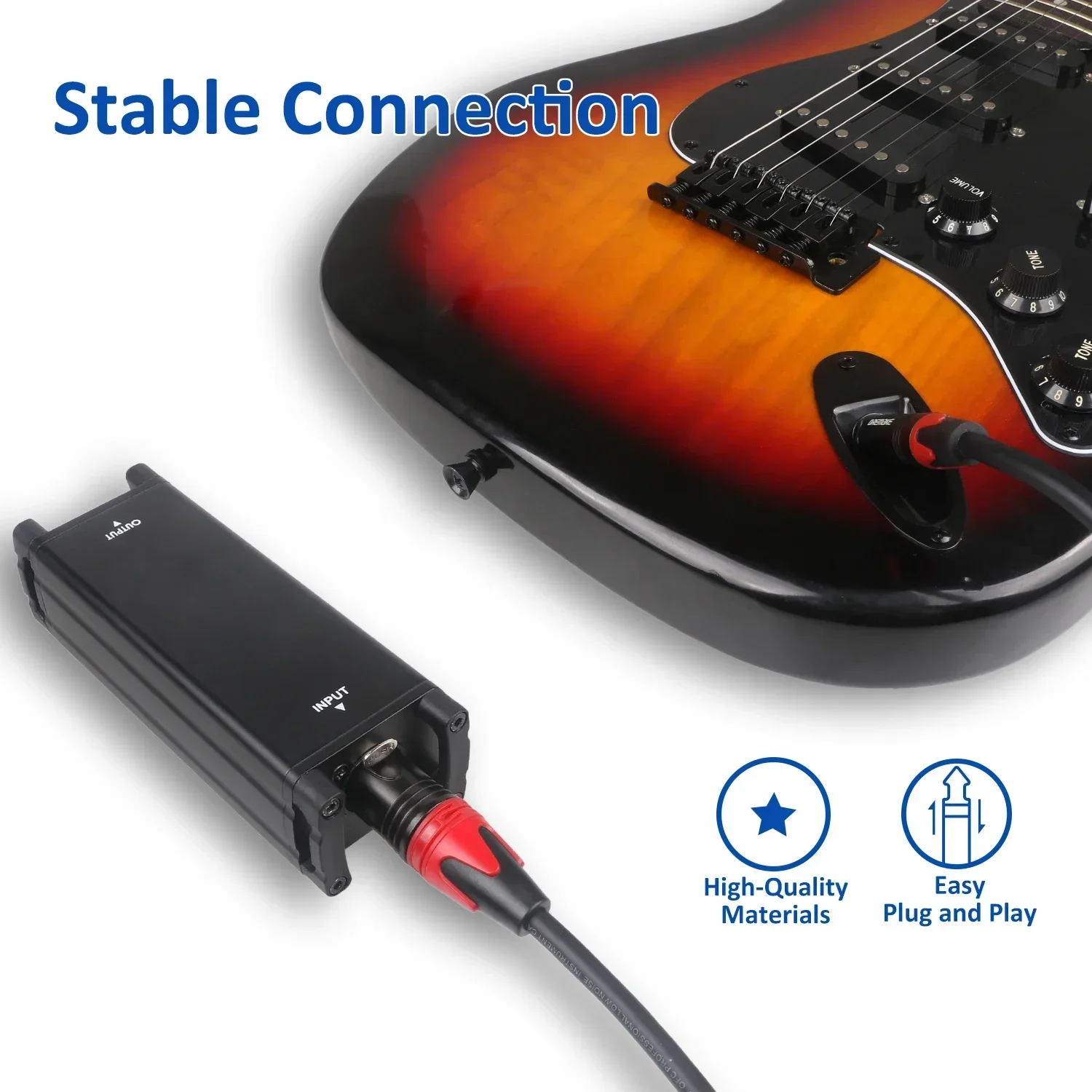 Cable de micrófono XLR de 6,35mm, condensador de Cable de Audio macho a XLR macho de 1/4 pulgadas para amplificador mezclador, micrófono, altavoz de guitarra - imagen 3