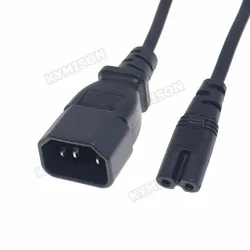 Cable Adaptador IEC C14 Macho a C7 Hembra PDU UPS
