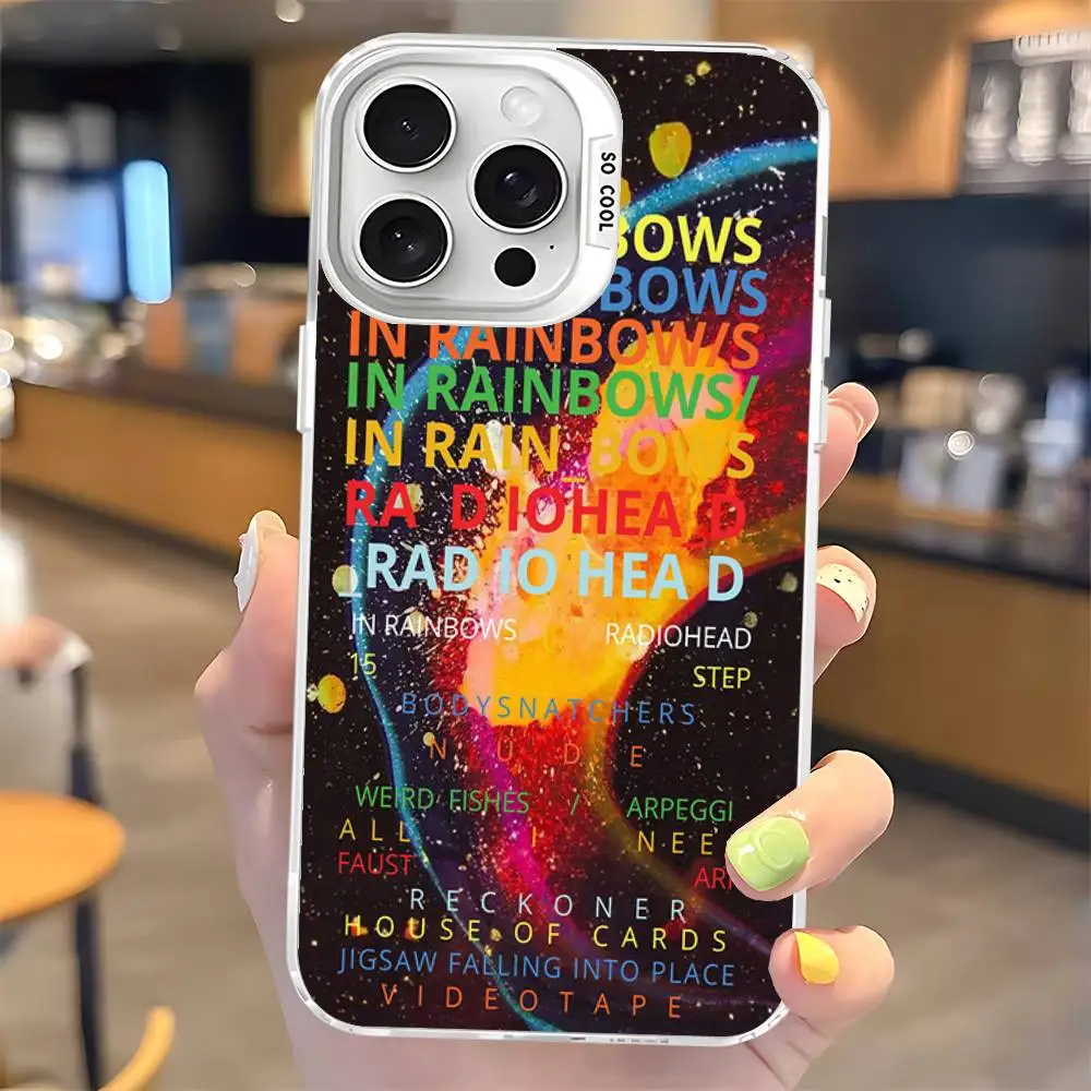 Funda de teléfono Radiohead con diseño de moda para iPhone 17 16 15 14 13 12 11 Pro MAX mate a prueba de golpes trasera anticaída cubierta mate - imagen 4