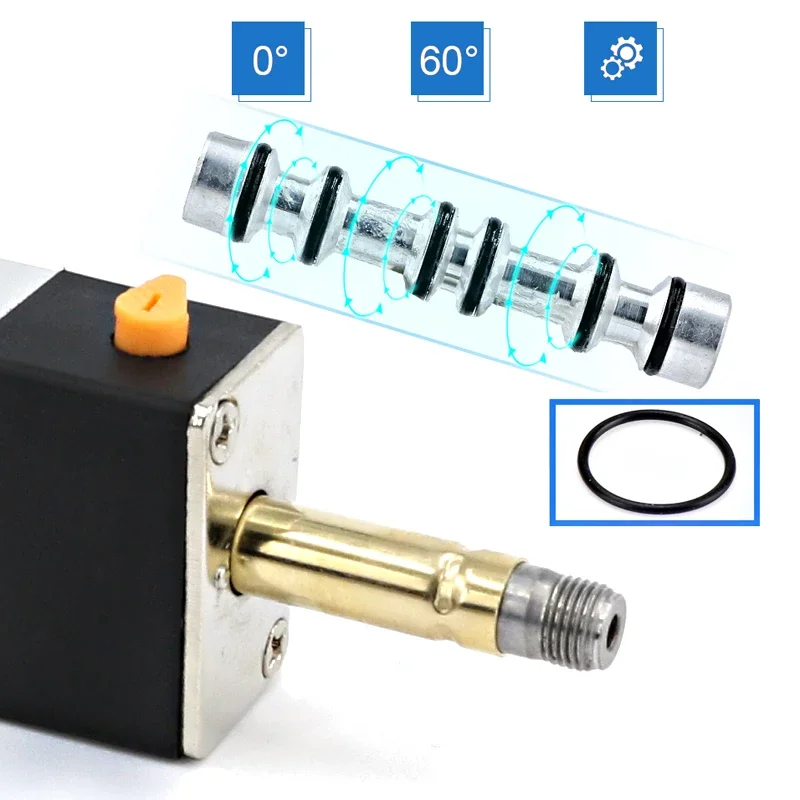 Válvula Solenoide de combinación multidireccional, estación de colector 4V110-06, DC12V, 24V, AC220V, con accesorios, 5 puertos, 2 posiciones - imagen 5