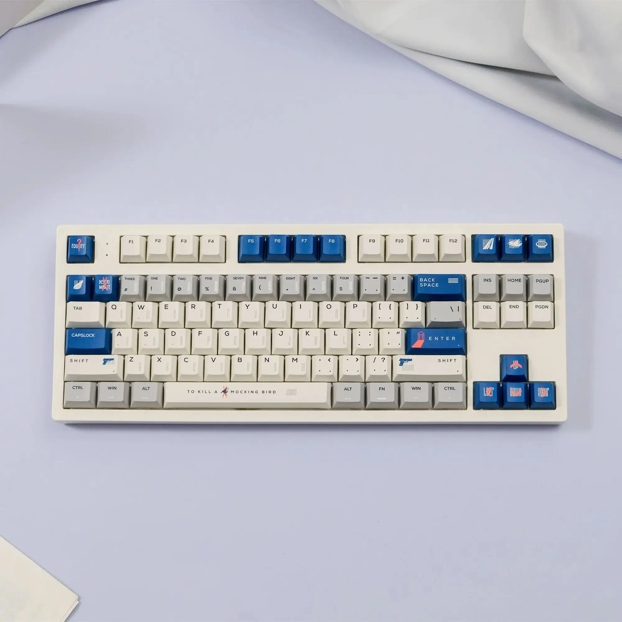 Juego de teclas GMK Bluebird, 151 teclas, Material PBT, perfil Cherry para teclado mecánico MX Switch 61/64/68/75/84/87/96/98/104 - imagen 3
