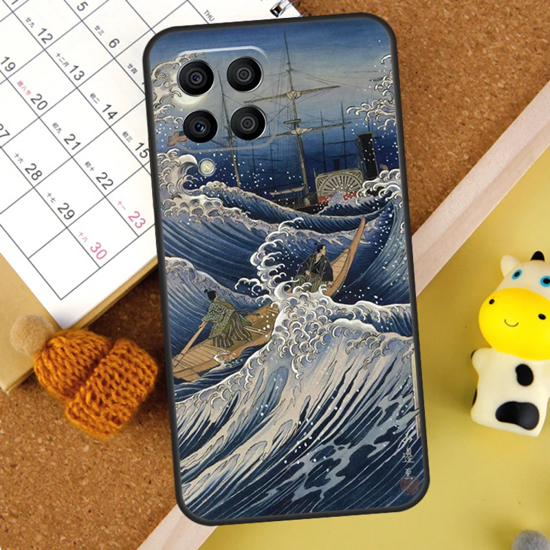 Funda artística de Anime Pub Wave japonés para Samsung Galaxy M31 M51 M21 M12 M32 M52 M20 M13 M23 M33 M53 M14 M34 M54 M30s - imagen 3